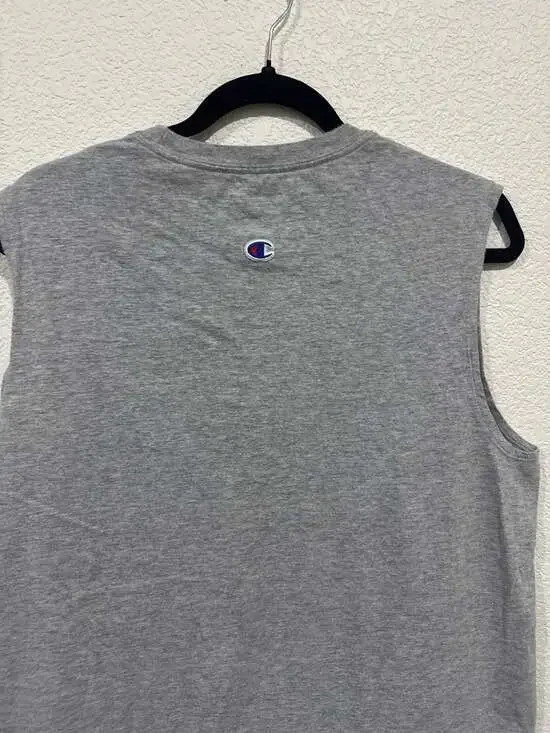 Champion Gray Authentic Athleticwear Classic Jersey Sleeveless Muscle Tank Top - Picture 7 of 7
